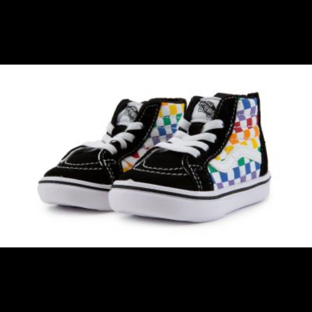 Vans ComfyCush Sk8-Hi Zip Shoes Checkerboard SZ 12